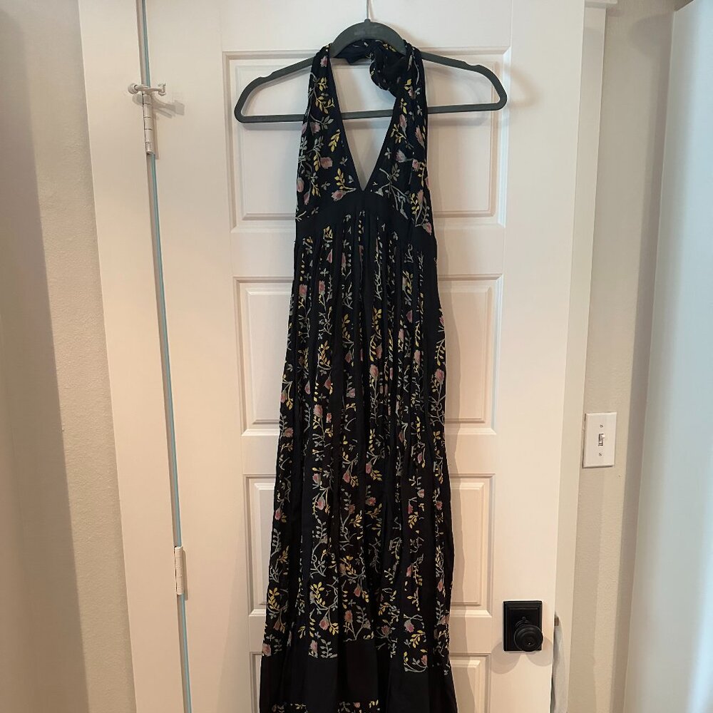Ba&sh floral Print Long Dress, Size 1
